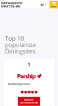 Mobile Screenshot of datingsitegratis.be